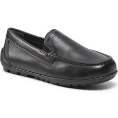 Baby Low Top Shoes Geox Boy's J Shaylax Boys Formal School Shoes - Black