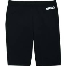 Men's Team Swim Jammer Solid Black/White