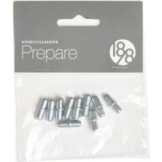 Prepare Hyldeknægte Krom 5x16 mm 10-pak
