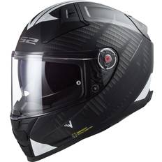 LS2 Vollvisierhelm Schwarz