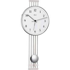 Hermle klockmanufaktur regulatör, silver Väggklocka