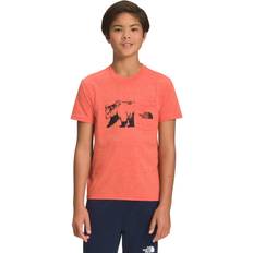 Tops The North Face Boys' Tri-Blend T-Shirt, Medium, Retro Orange