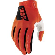 Orange Handsker 100% Ridefit Long Finger Gloves - Fluo Orange