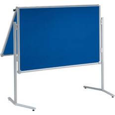 Aluminium Anslagstavlor Maul Moderationstafel professionell 150x120cm Textil/Textil