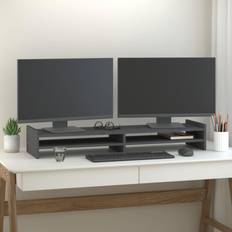 vidaXL grey, 100 TV Bench