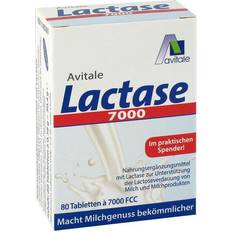 Magengesundheit Avitale Lactase 7000 FCC Tabletten Spender