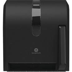 Black Dispensers Georgia-Pacific Kimberly Clark Consumer 54338A Hygienic Push-Paddle Roll Towel Dispenser