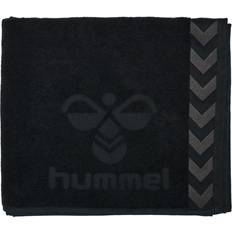 Coton Serviettes de bain Hummel Handtuch Old School 160x70 cm - Noir Serviette de bain Noir