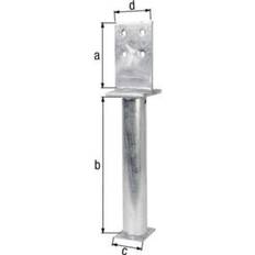Fence Poles Alberts T-Pfostenträger 130x500x80x90mm