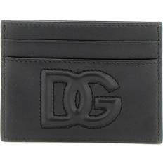 Wallets & Key Holders Dolce & Gabbana Calfskin Card With Dg Logo