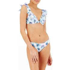 Vilebrequin Bikinis Vilebrequin Flash Flowers Bikini Bottoms Electric Purple/Blue