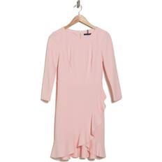 Tommy Hilfiger Pink Dresses Tommy Hilfiger Long Sleeve Ruffle Dress