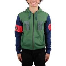 Bekleidung Kakashi Naruto Cosplay Hoodie Green/Blue