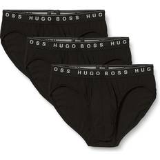 HUGO BOSS Herren traditionelle Baumwoll-Slips von 3p Co 10145963 01/3 Stück Slip, New Black