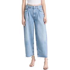 Guld Jeans Agolde Dagna High-Rise Wide-Leg Jeans - Blue