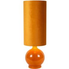 Orange Floor Lamps & Ground Lighting Lucide Esterad Ø 34 cm Height 100 cm Glass Floor Lamp