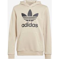 Adidas S Hoodies Adidas Grade School Trefoil Hoodie Beige