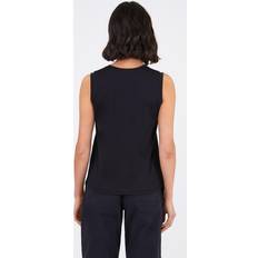 Sunspel Black Crewneck Tank Top Black