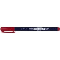 Tombow Fudenosuke Fine Tip Brush Pen -Red