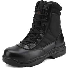 Work Clothes Nortiv8 Nortiv men's steel toe safety work boots anti-slip military tactical wide