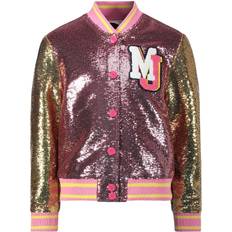 Sequin jacket Marc Jacobs Kid's Sequin Bomber Jacket - Apricot