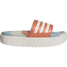 Orange - Women Slides adidas X Marimekko Aqualette Ocean - Cloud White/Semi Coral