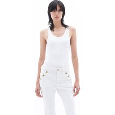 Filippa K Tops Filippa K Tanktop Met Diepe Ronde Hals - Wit