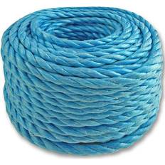 Loops 30m 8mm Poly Rope Winch Pulley Lash Water Boat Camping Marine Tarpaulin