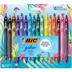 Gel Pens Bic Gelocity Quick Dry Extra Smoot Gel Pen 16-pack