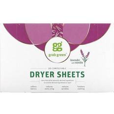 GrabGreen Classic Dryer Sheets Lavender With Vanilla 80