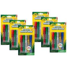 Glitter Glue Crayola Washable Glitter Glue, Bold, 5 Per Pack, 6 Packs BIN693522-6 Assorted