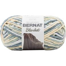 Bernat blanket yarn Spinrite Bernat blanket big ball yarn sunshine green 057355432918