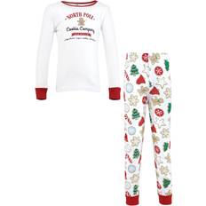 Girls Nightwear Touched By Nature Infant & Toddler Organic Cotton Tight-Fit Pajama Set - Christmas Cookies