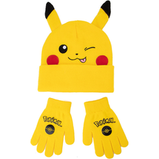 Pokémon Accessori Pokémon Pikachu Kids Winter Beanie & Glove Set