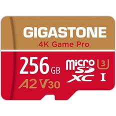 Gigastone [5-yrs free data recovery] 256gb micro sd card, game pro, microsdxc