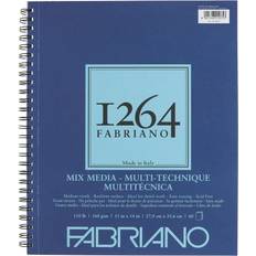 Sketch & Drawing Pads Fabriano 1264 Mixed Media Pad, 11 x 14, White