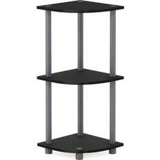 Toolless Shelves 3-Tier Black Grey