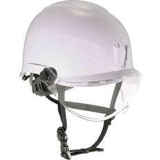 Headgear Ergodyne Skullerz Anti-Fog Clear Lens White Class Safety Helmet with Visor