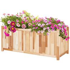 Cedar planter box Jumbl Canadian Cedar Planter Box Garden