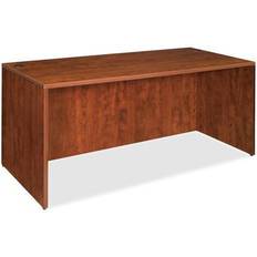 Cherry wood office desk Lorell Essentials Rectangular Writing Desk