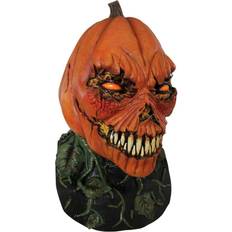 Rot Voll abdeckende Masken Ghoulish Productions productions possessed pumpkin mask halloween scary spooky monster 26294