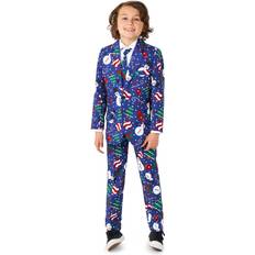 Kostumer OppoSuits Snowman Blue Jakkesæt