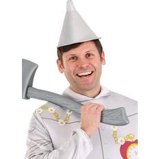 Silver Headgear Tin Man Costume Hat Gray