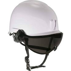 Headgear Ergodyne Skullerz Anti-Fog Smoke Lens White Class Safety Helmet with Visor
