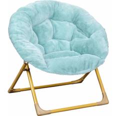 Gold Sitting Furniture Flash Furniture Gwen 23 Kids Cozy Mini Folding Saucer Chair