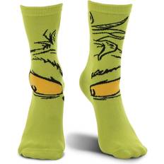 Dr. Seuss The Grinch Crew Socks Black/Green/Orange