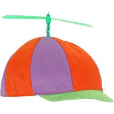 Violett Hüte Elope Tweedle Dee and Tweedle Dum Beanie Costume Hat for child Green/Purple/Red