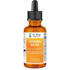 Fatty Acids Berg's Liquid Vitamin D3 with K2, Zinc Oil