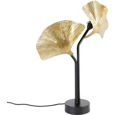 QAZQA Orientalsk Messing Med Sort 2-Lys Bordlampe