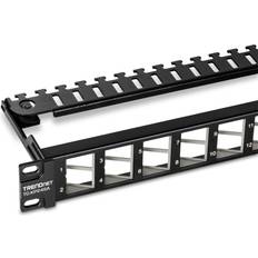 Trendnet TC-KP24SA 24-Port Blank Angled Keystone Shielded 1U Patch Panel